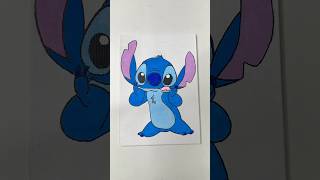 ASMR Drawing Stitch using Ohuhu acrylic markers [upl. by Cybill908]