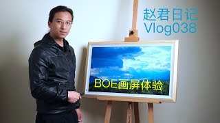 给作品安个家BOE画屏体验\赵君日记Vlog038 [upl. by Kellyn262]