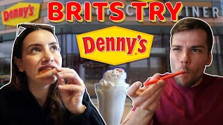 Brits Try DENNYS for the First Time  ORLANDO Series [upl. by Nafets98]