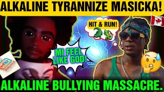 Alkaline And His fans Bully Masicka Owing To The Fact That Masicka Is A Runner [upl. by Woods]