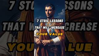 seven Stoic lessons that will increase your value history facts quotes marcusaurelius [upl. by Celestyna518]