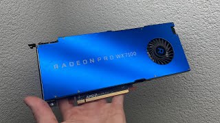 РЕДКАЯ RADEON PRO WX7100 [upl. by Alikat]