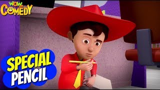 Chacha Bhatija In Hindi EP24 Special Pencil Funny Videos For Kids  Wow Kidz Comedy [upl. by Sankaran]