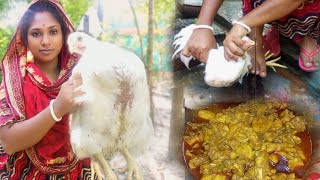 Big Polti Cutting And Cooking পল্টি মুরগি কাটা রান্না। chicken [upl. by Raimundo547]