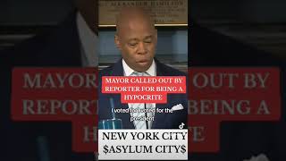 New York City Mayor Clearly Uncomfortable By Reporters Questioning [upl. by Chrisse]