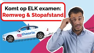 Komt op ELK examen Remweg amp Stopafstand  Rijbewijs Oefenen  CBR Theorie Tips amp Tricks [upl. by Llenoil855]