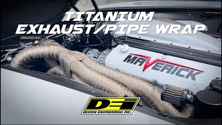 Titanium Exhaust Wraps from Design Engineering inc [upl. by Joachima100]