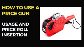 How to Use a Price Gun  How to Insert Price Roll in Price Labeller [upl. by Onitsuj]