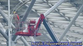 Polyurethane Waterproofing Coating Acrylic Polyurethane Topcoat [upl. by Rolf]