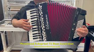 Preowned E Soprani 72 Bass Accordion [upl. by Ramirol123]