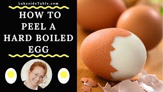 How to Peel a Perfect Hard Boiled Egg [upl. by Aohk]