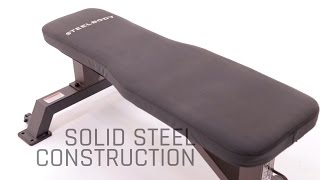 Steelbody STB10101 Flat Bench amp Basic Exercise [upl. by Fasano]