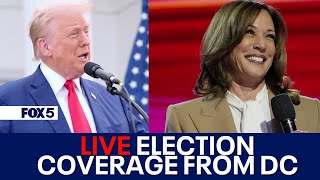 LIVE 2024 Presidential Election Coverage  FOX 5 DC [upl. by Blen]