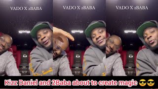 Kizz Daniel and 2baba link up for the first time ever as they set to drop a new song together [upl. by Adeuga220]