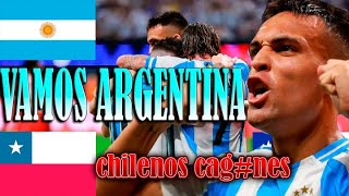 VIDEO REACCIÓN ARGENTINA VS CHILE COPA AMERICA 2024 QUE RABIA DIOS [upl. by Flory]