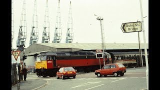 1987 Cab Ride Ellesmere port to Birkenhead Docks Class 47 [upl. by Adnahsor]