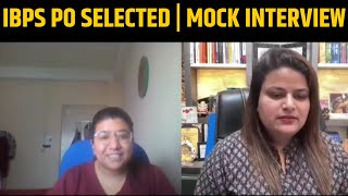 IBPS PO SELECTED  MOCK INTERVIEW  EDIFY [upl. by Zaid800]