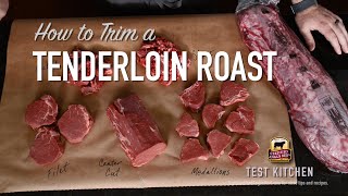 How to Trim a Tenderloin Roast [upl. by Yliab445]