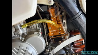 Lectron Billetron 38 Install on the 2019 KTM 300 XC [upl. by Goldy]