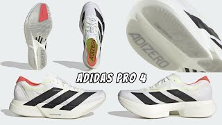 Adidas Adizero Adios Pro 4  Details From Adidas Own Website  Upcoming Shoes running [upl. by Bullis52]