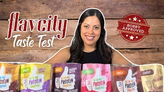 Taste Testing FlavCity Protein Powders NOT SPONSORED [upl. by Allak]