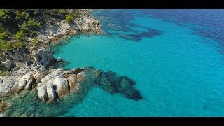 GREECE from above  Halkidiki Macedonia  4K  2018 [upl. by Almeida]