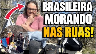 MÃE BRASILEIRA MORANDO NA RUA DOS EUA 🇺🇸 TRISTE SITUAÇÃO [upl. by Llenor457]