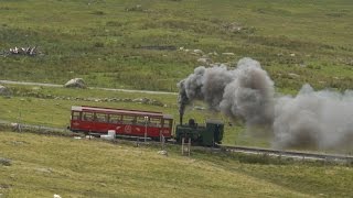 Snowdon Mountain Railway 15 Aug 15 as featured on TVs Impossible Railways [upl. by Qahsi]