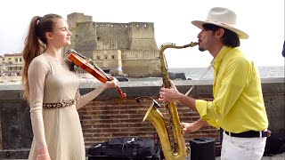 Bésame Mucho  Karolina Protsenko amp Daniele Vitale  Violin and Sax Cover [upl. by Shakespeare]