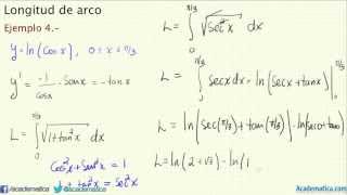 longitud de arco Ejemplo 45 [upl. by Lesoj]