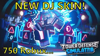 NEW Mako DJ Booth in Molten Mode  Tower Defense Simulator [upl. by Datnow]