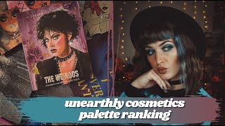 Ranking My Unearthly Cosmetics Palettes [upl. by Agnot245]