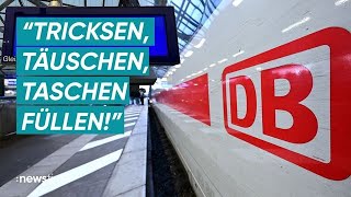 GDLStreik Nur noch jeder fünfte Zug im Einsatz [upl. by Epul477]