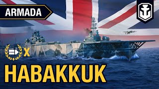 Armada Aircraft carrier Habakkuk World of Warships guide [upl. by Lucius]