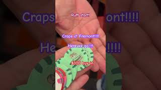 Craps at Fremont Hotel amp Casino vegas crapsstrategy howtoplaycraps [upl. by Porett]