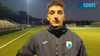 Tre gol le pallone a casa per Andrea Diana lAlbissole è campione dinverno [upl. by Sulecram]