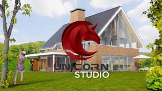 Unicorn Render STUDIO Tutorial 01 Bibliotheek objecten invoegen vanuit bibliotheek [upl. by Nyltak]