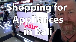 Shopping for Appliances in Bali [upl. by Lomaj]