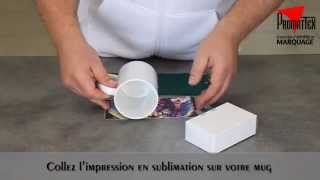 Sublimation totale de mug avec le MINI FOUR 3D [upl. by Perri]