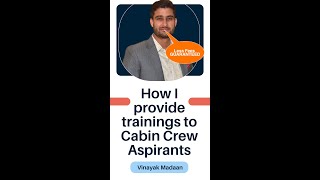 Cabin Crew Trainings  How I train cabin crew aspirants [upl. by Saixela]