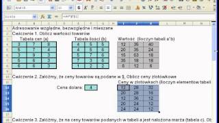 LibreOffice arkusz kalkulacyjny  adresowanie [upl. by Kingsley269]