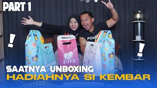 UNBOXING  HADIAH NYA DEDEK KEMBAR  MELVIANA amp MELVIANO [upl. by Dody]