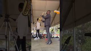 Nyeredzi by Jah Prayzah Cover at Harare Poly Graduation 2024 saxophone livemusic music band [upl. by Hgieloj]