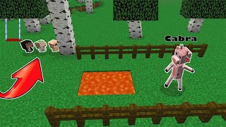 ¡TRES MANERAS DE TROLLEAR A LA CABRA EN EL COLUMPIO 😅🐐 en Minecraft [upl. by Danais582]