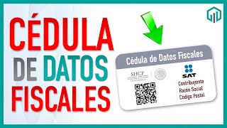 CEDULA DE DATOS FISCALES Cómo sacarla 20242025 [upl. by Ainuj60]