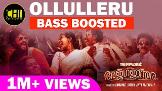 Ollulleru BASS BOOSTED  Justin Varghese ft Praseetha Chalakudy  Ajagajantharam  Antony Varghese [upl. by Bruckner71]