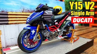 GTB Geng Tayar besar yamaha Y15 replica [upl. by Rizas]