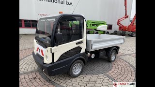 782171 GOUPIL G5 ELECTRIC UTILITY VEHICLE UTV TIPPER KIPPER 022017 WHITE 7999KM [upl. by Lledniw]