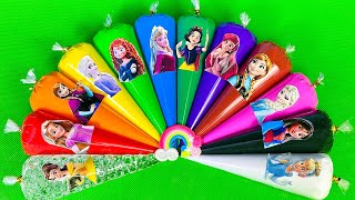 Magical Bags Looking For Disney Princesses Slime  Satisfying Slime ASRM [upl. by Noreht152]