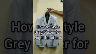 MustHave Grey Blazer with Black Outfits shorts viralshorts [upl. by Boorer]